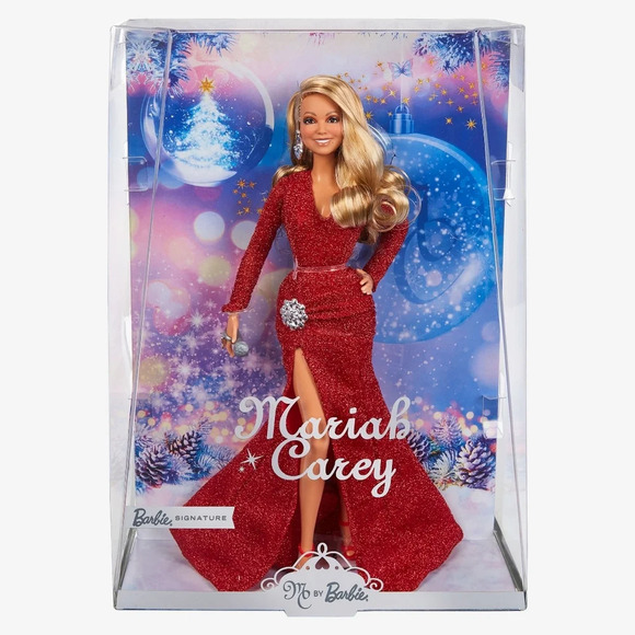 NRFB, BRAND NEW, Barbie SignatureBarbie x Mariah Carey Holiday Celebration Doll - Picture 6 of 15